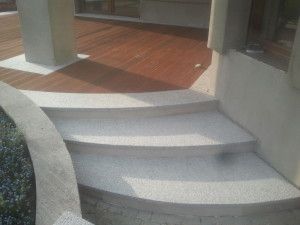 schody z granitu Strzegomskiego