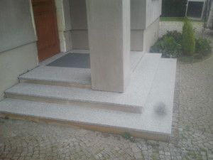 schody z granitugranit Strzegomski