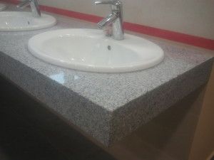 blaty łazienkowe wrocław z granitu bianco new cristal G 603